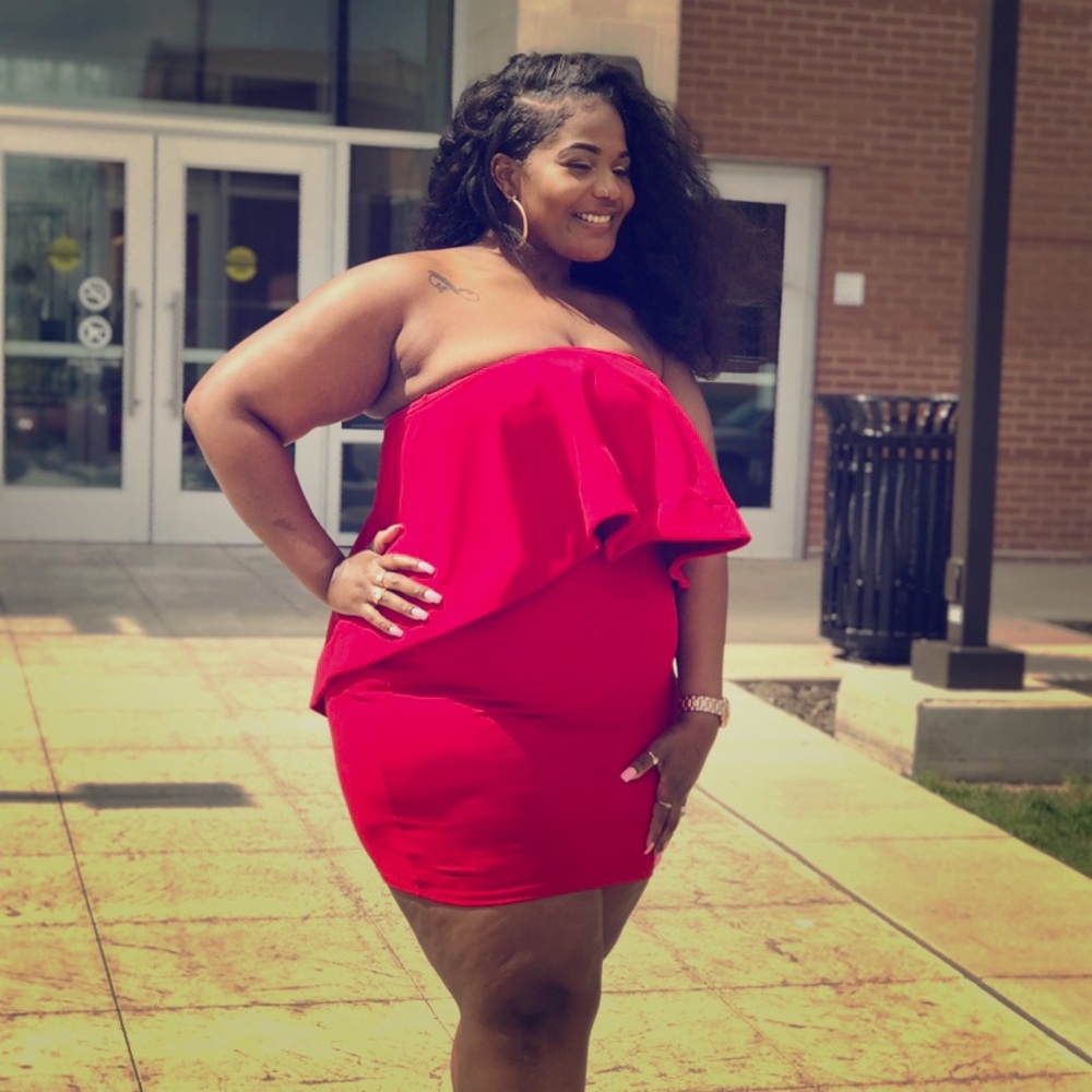 Beautiful red dress